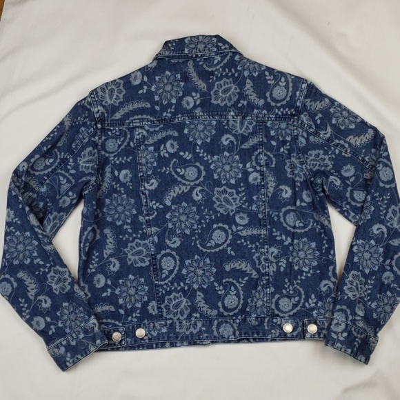 Pendleton Paisley Print Denim Jacket - Picture 5 of 6